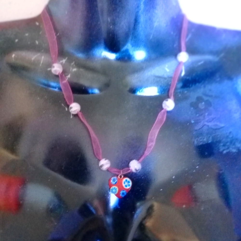 Handmade Heart Pendant Necklace